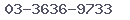 03-3636-9733
